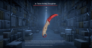 ★ Talon Knife | Slaughter (Minimal Wear) Screenshot