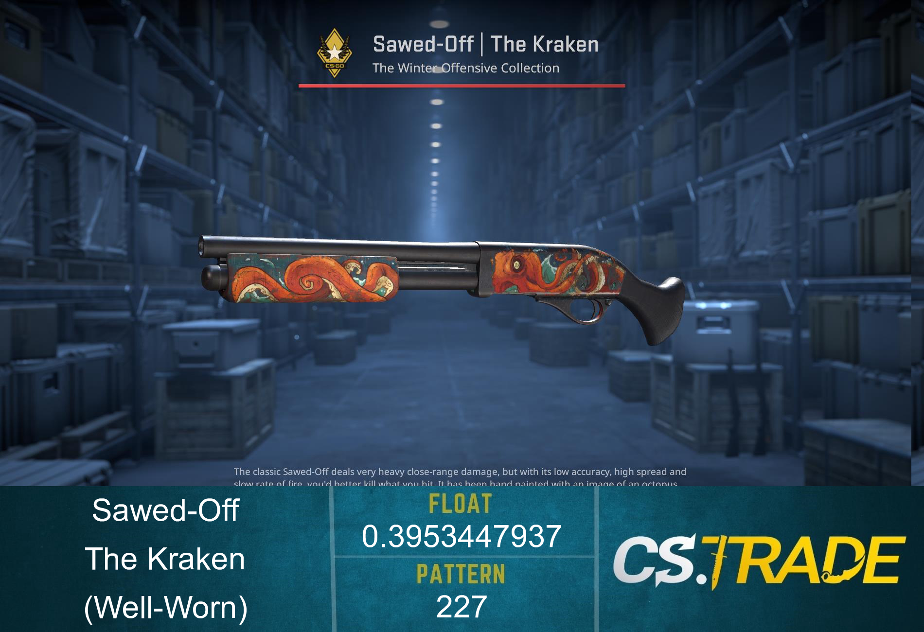 Sawed-Off | The Kraken (Well-Worn) Screenshot