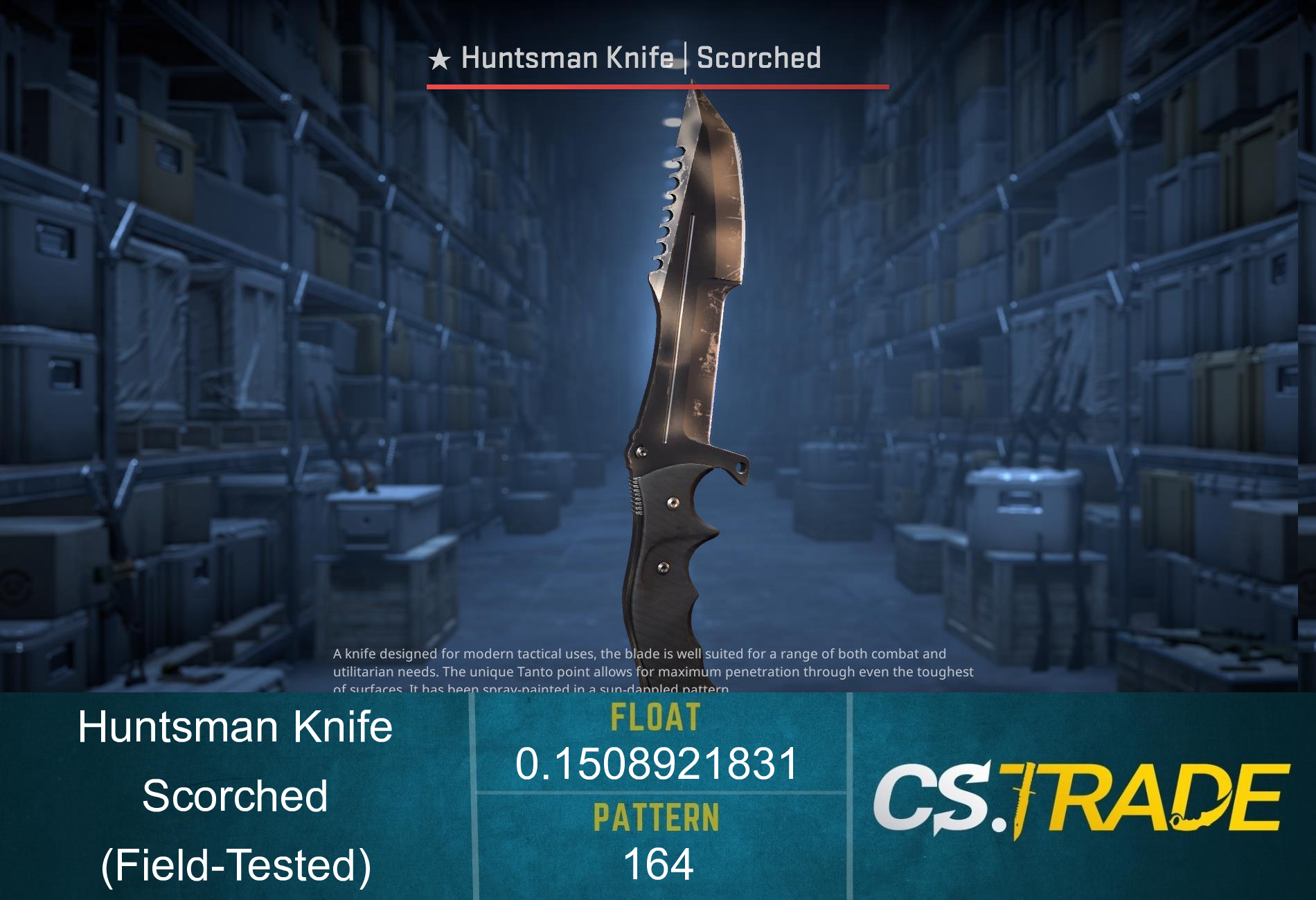 ★ Huntsman Knife | Scorched (Field-Tested) Screenshot