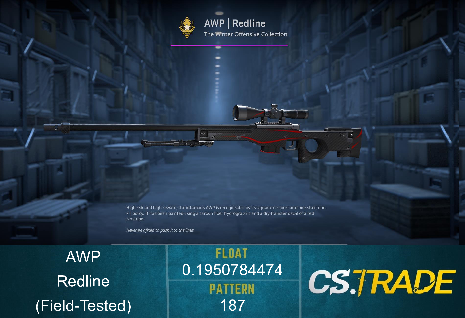 AWP | Redline (Field-Tested) Screenshot