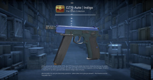 CZ75-Auto | Indigo (Field-Tested) Screenshot