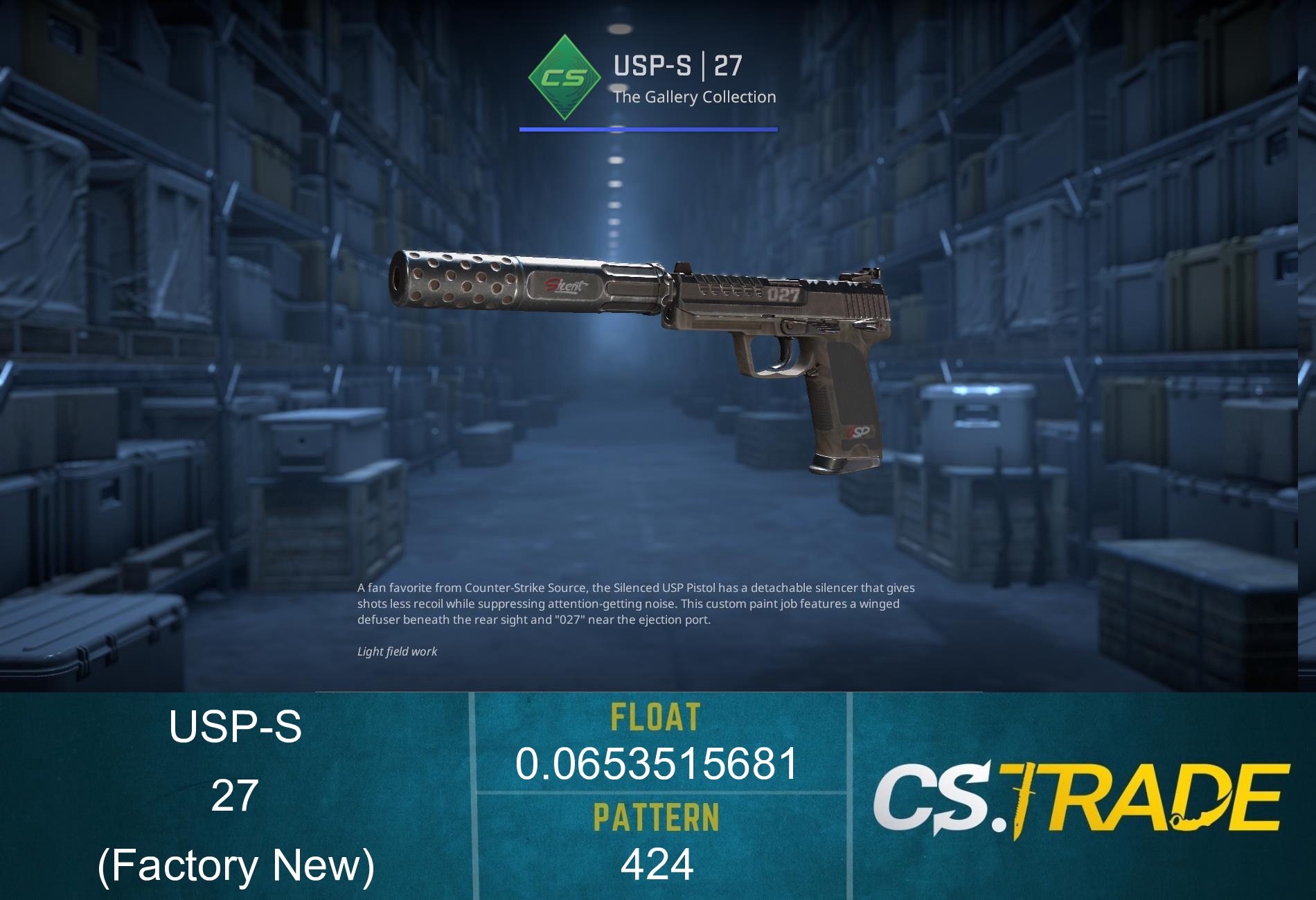 USP-S | 27 (Factory New)