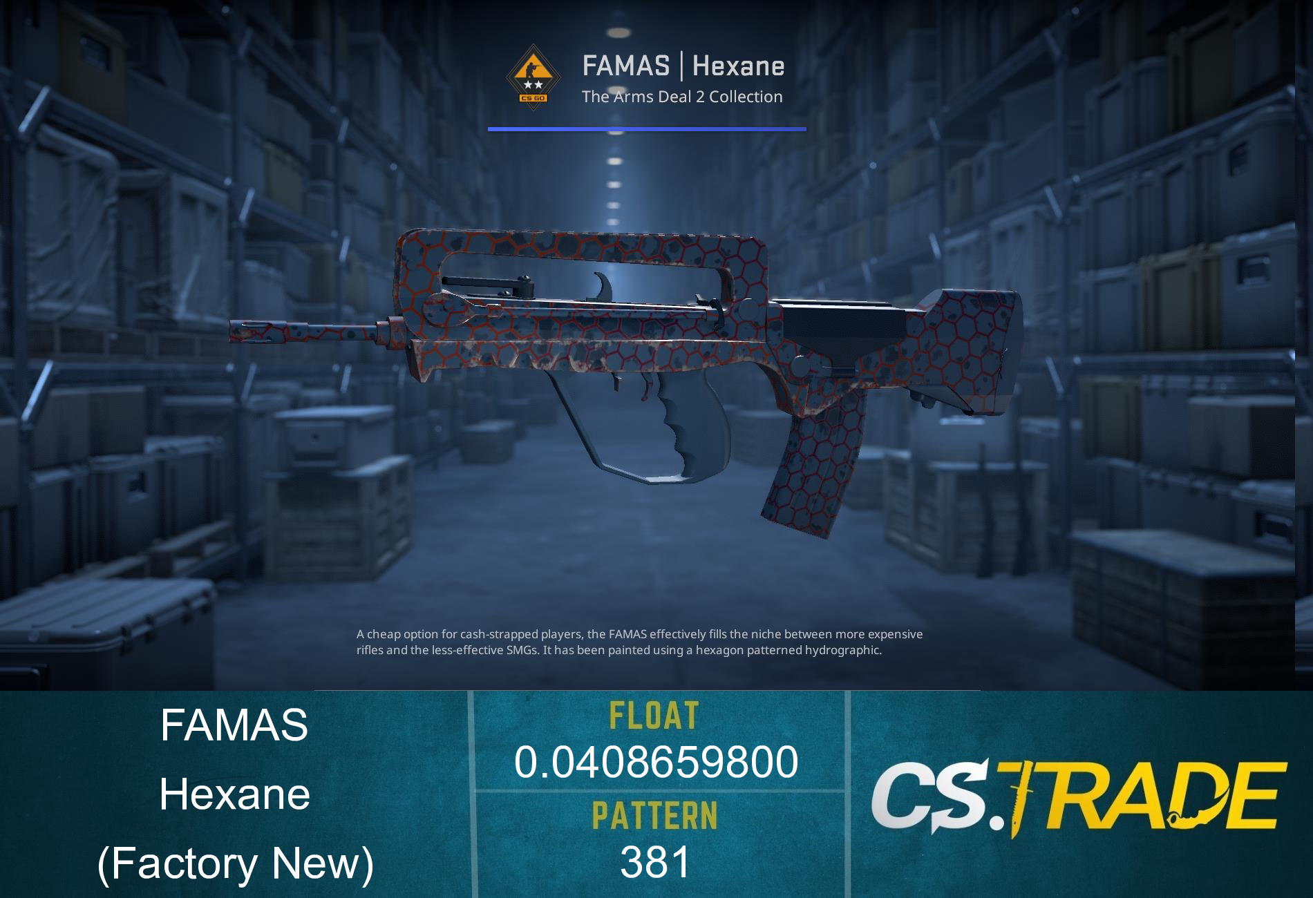 FAMAS | Hexane (Factory New) Screenshot