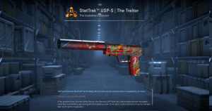 StatTrak™ USP-S | The Traitor (Minimal Wear) Screenshot