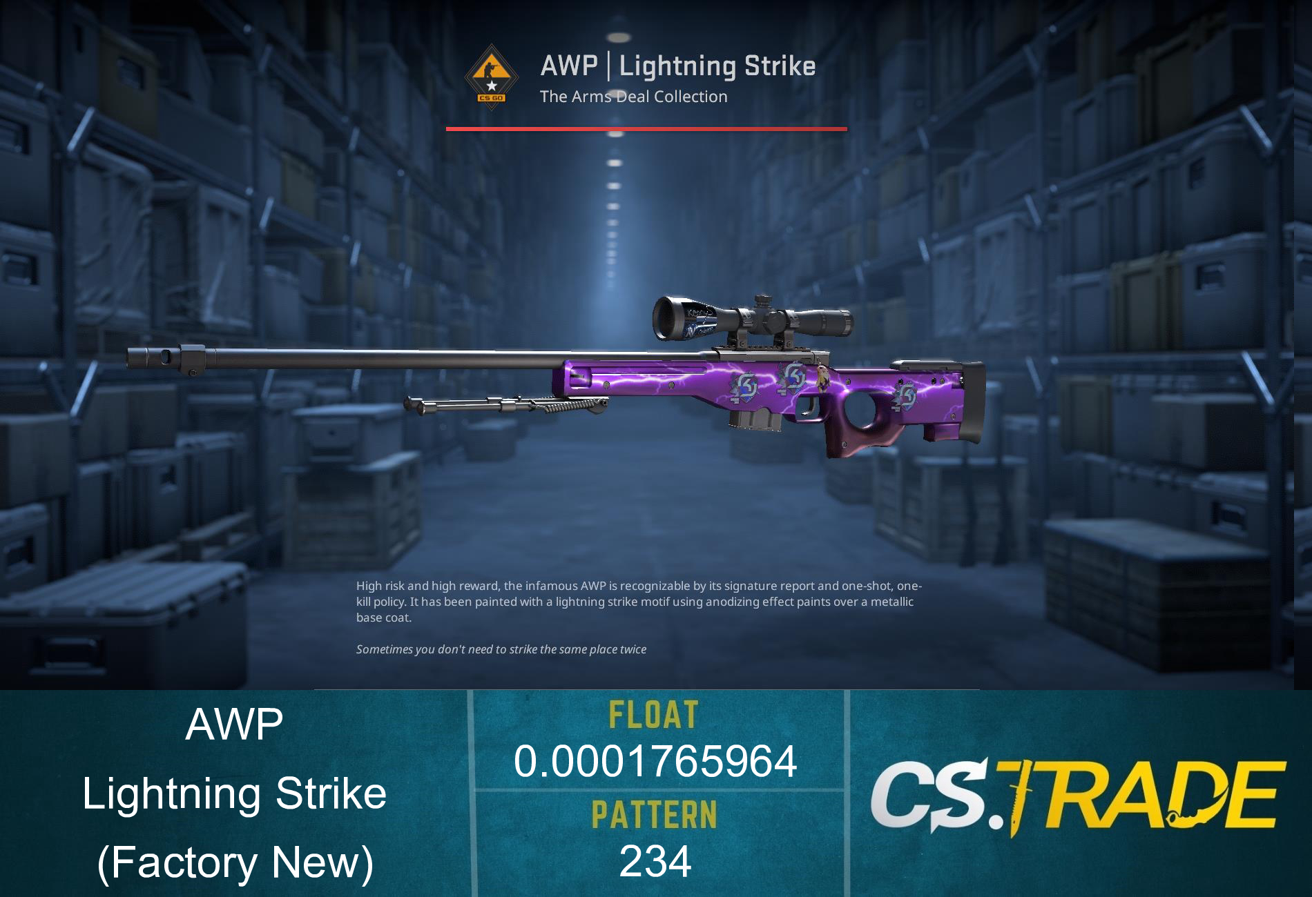 AWP | Lightning Strike (Factory New) Screenshot