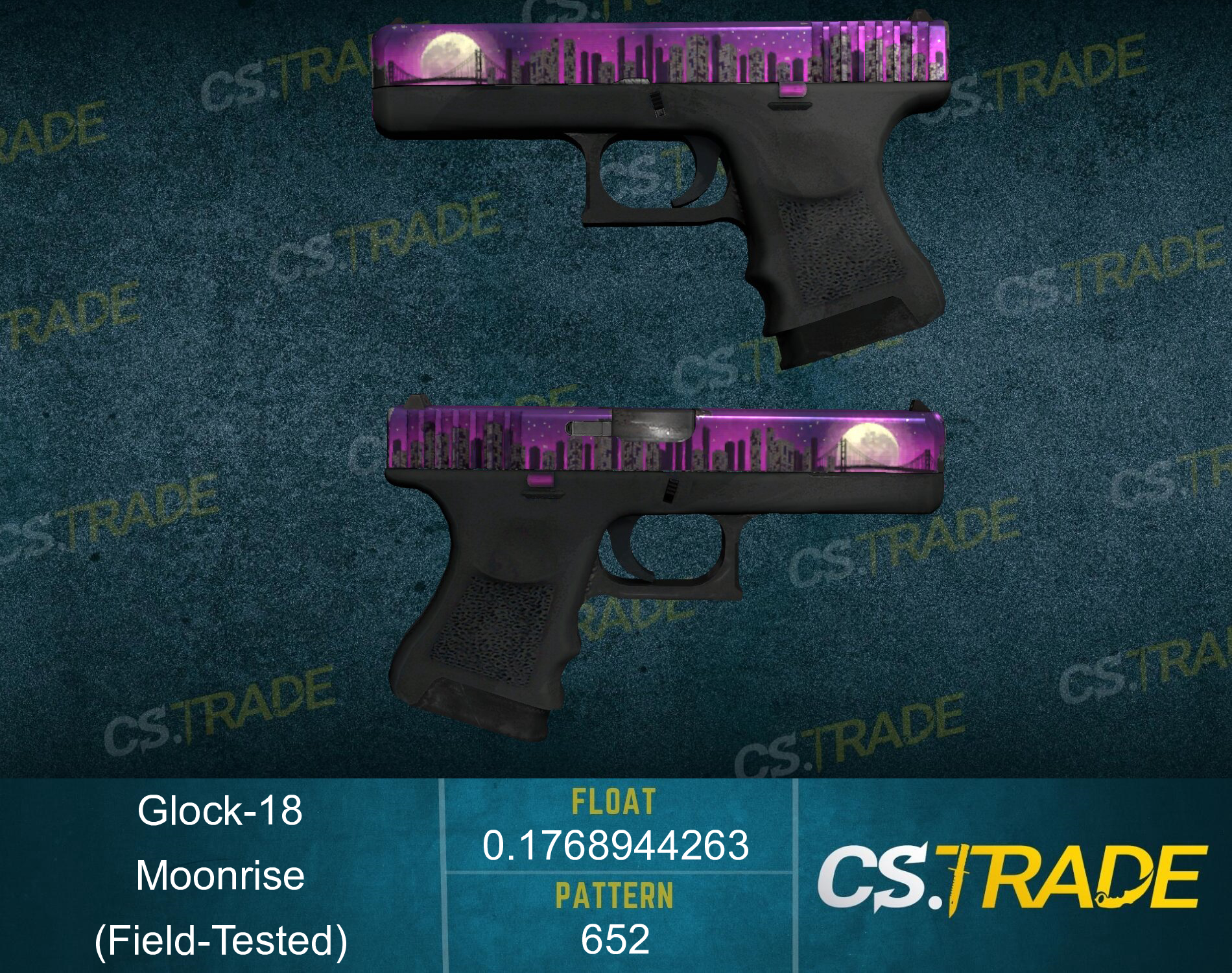 Glock-18 | Moonrise (Field-Tested) Screenshot