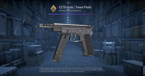 CZ75-Auto | Tread Plate (Minimal Wear) Screenshot