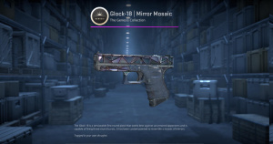 Glock-18 | Mirror Mosaic (Well-Worn) Screenshot
