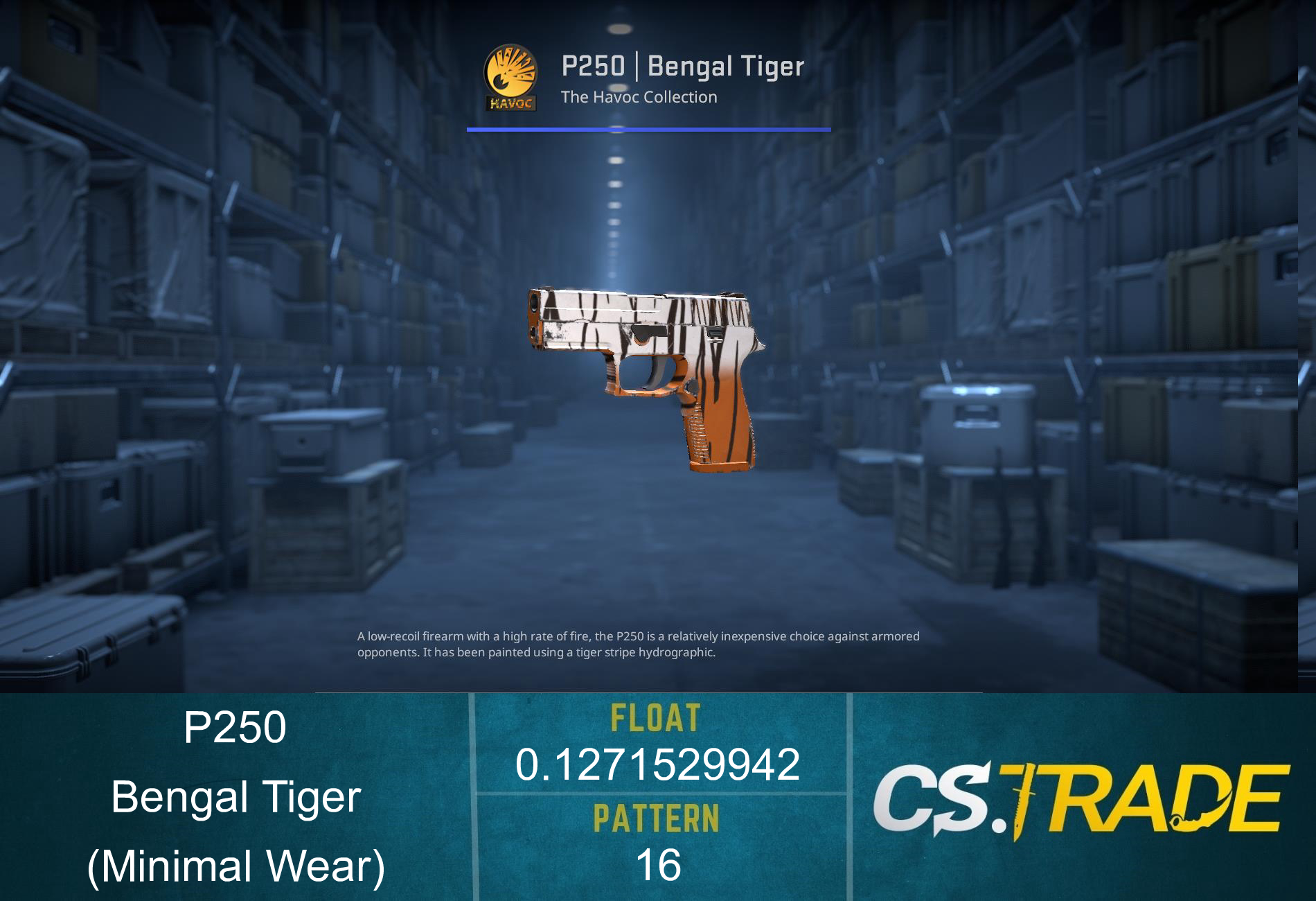 P250 | Bengal Tiger (Factory New) Screenshot