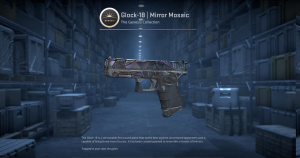 Glock-18 | Mirror Mosaic (Battle-Scarred) Screenshot