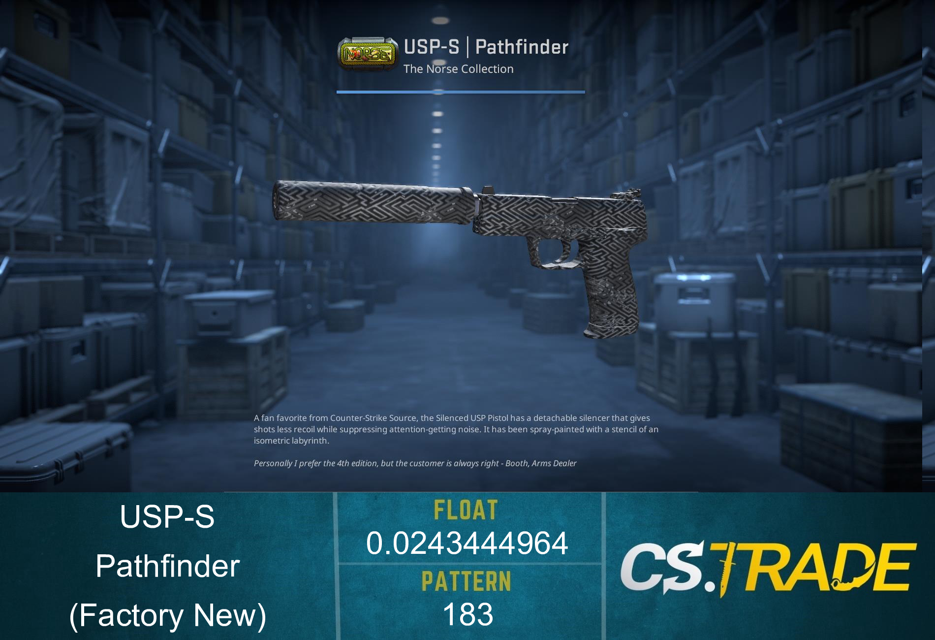 USP-S | Pathfinder (Factory New) Screenshot