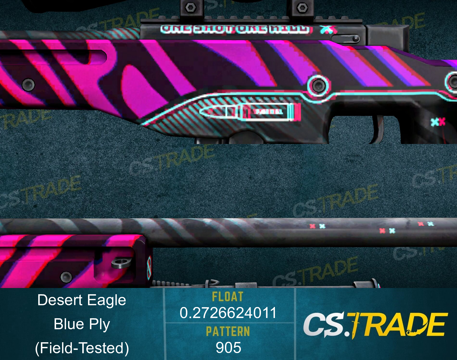 StatTrak™ Desert Eagle | Blue Ply (Field-Tested) Screenshot