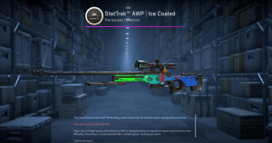 StatTrak™ AWP | Ice Coaled (Well-Worn) Screenshot