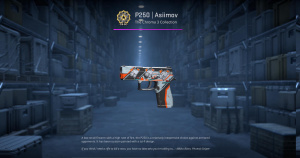 P250 | Asiimov (Battle-Scarred) Screenshot