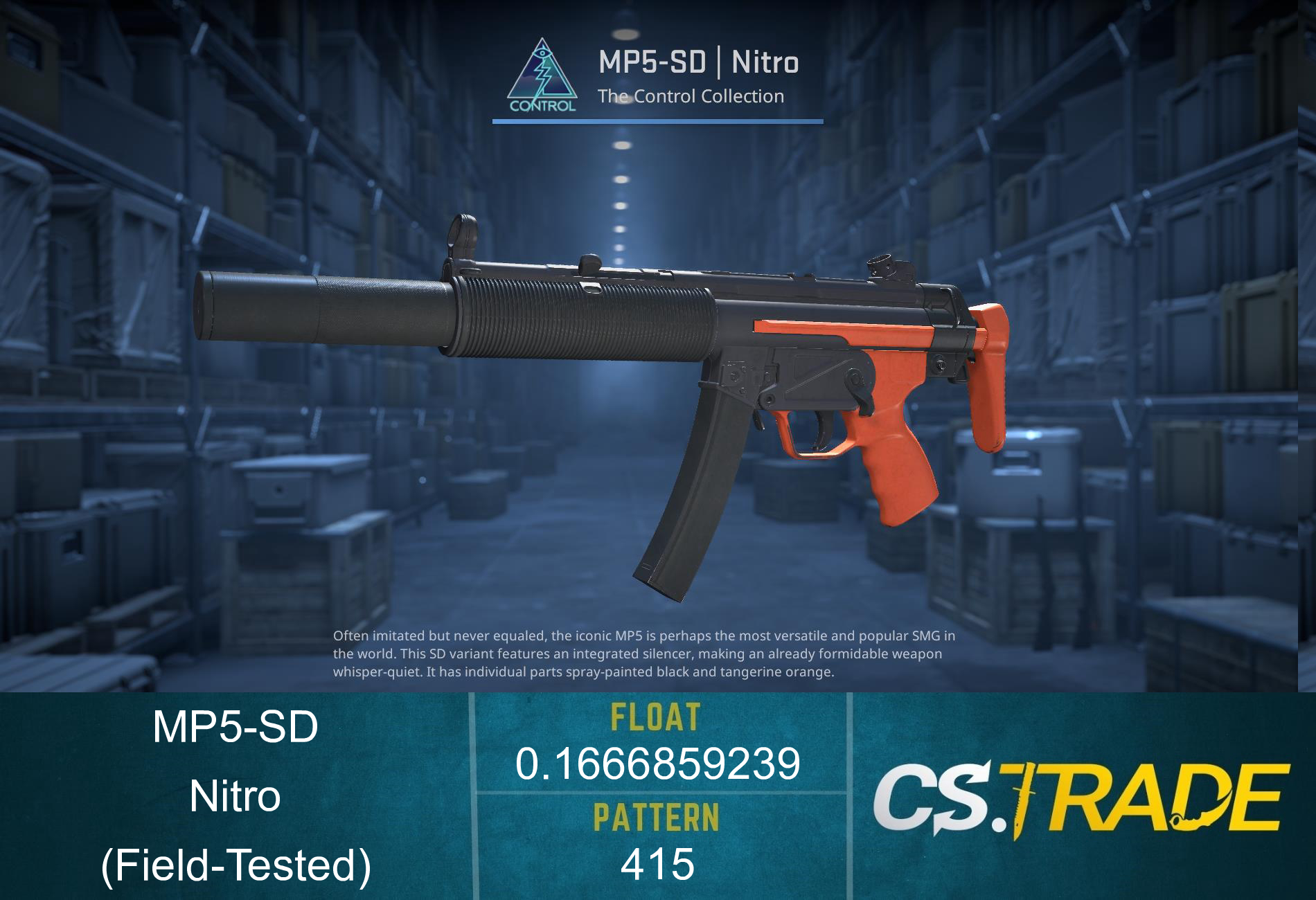 MP5-SD | Nitro (Field-Tested) Screenshot