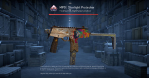 MP9 | Starlight Protector (Battle-Scarred) Screenshot