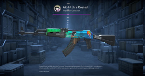 AK-47 | Ice Coaled (Minimal Wear) Screenshot