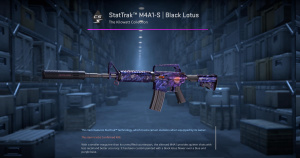 StatTrak™ M4A1-S | Black Lotus (Field-Tested) Screenshot
