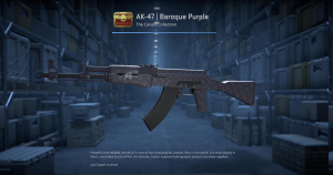 AK-47 | Baroque Purple (Minimal Wear) Screenshot