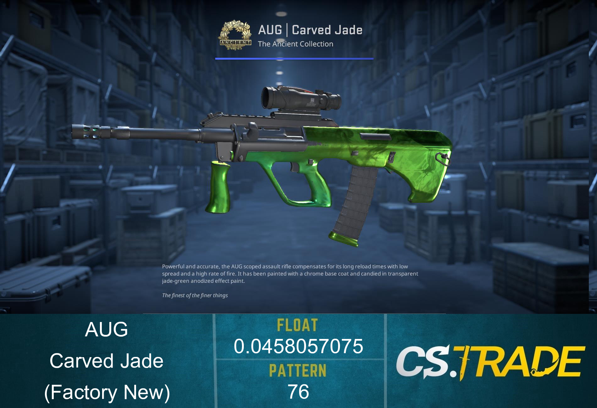 AUG | Carved Jade (Factory New) Screenshot
