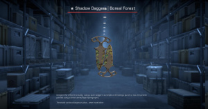 ★ Shadow Daggers | Boreal Forest (Field-Tested) Screenshot