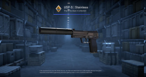 USP-S | Stainless (Battle-Scarred) Screenshot
