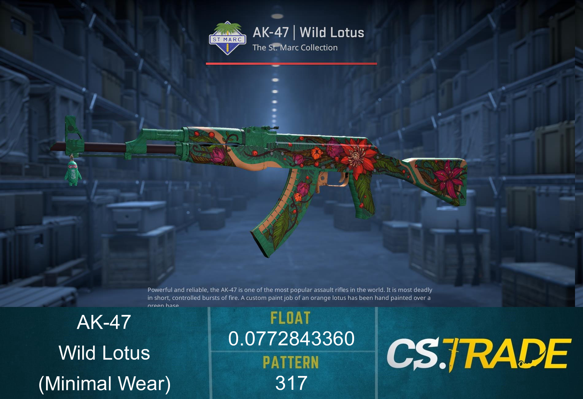 AK-47 | Wild Lotus (Minimal Wear) Screenshot