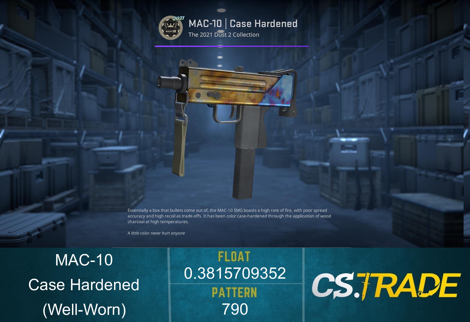 MAC-10 | Case Hardened (Factory New) Screenshot