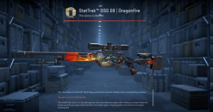 StatTrak™ SSG 08 | Dragonfire (Well-Worn) Screenshot