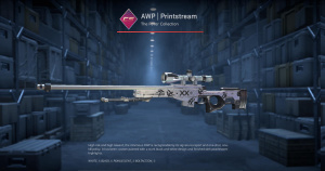 AWP | Printstream (Battle-Scarred) Screenshot