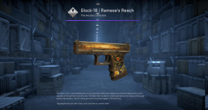 Glock-18 | Ramese's Reach (Field-Tested) Screenshot