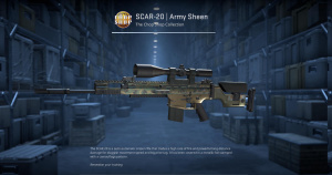 SCAR-20 | Army Sheen (Factory New) Screenshot
