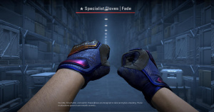 ★ Specialist Gloves | Fade (Battle-Scarred) Screenshot