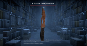 ★ Survival Knife | Rust Coat (Battle-Scarred) Screenshot