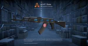 AK-47 | Slate (Well-Worn) Screenshot