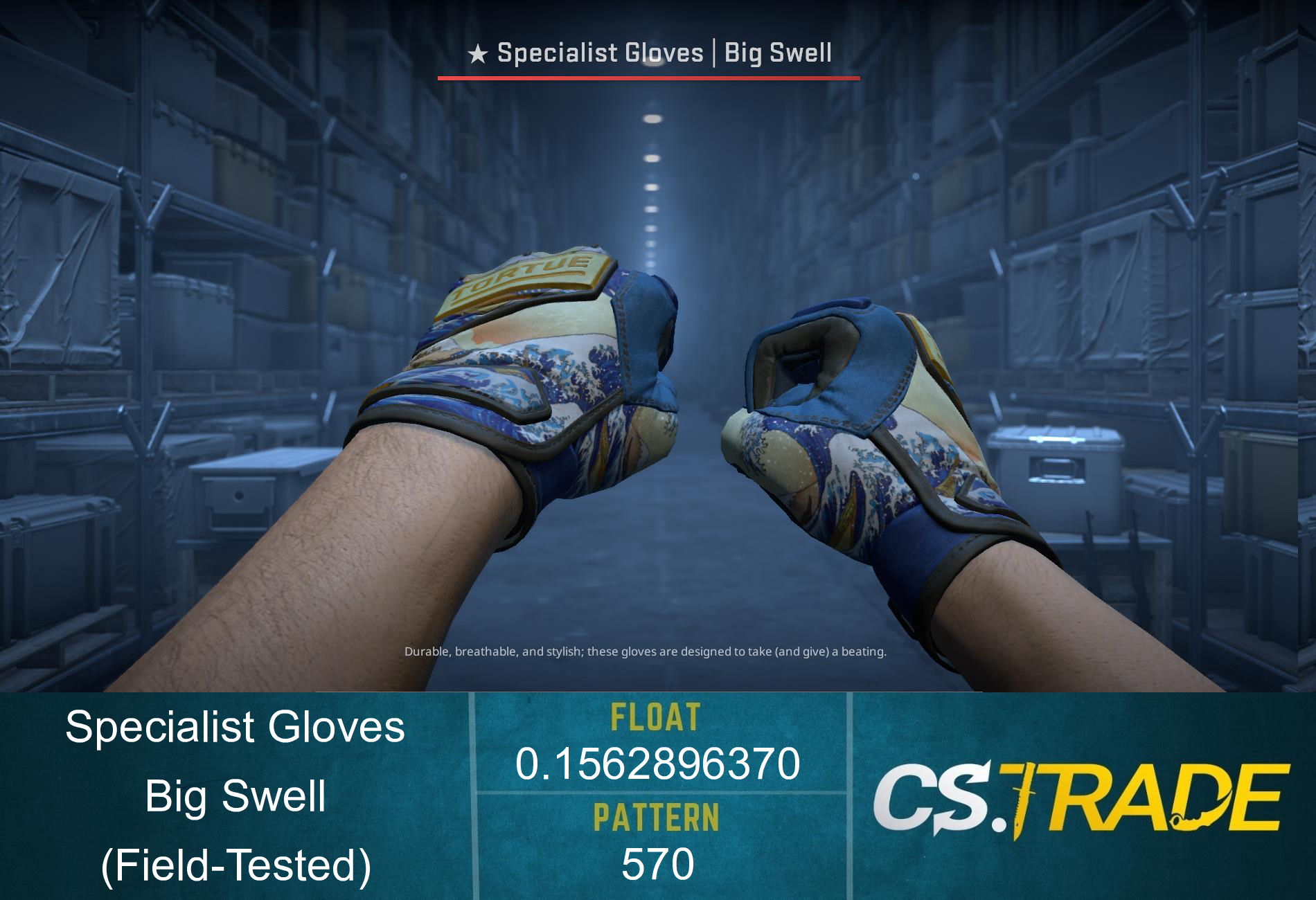 ★ Specialist Gloves | Big Swell (Factory New) Screenshot