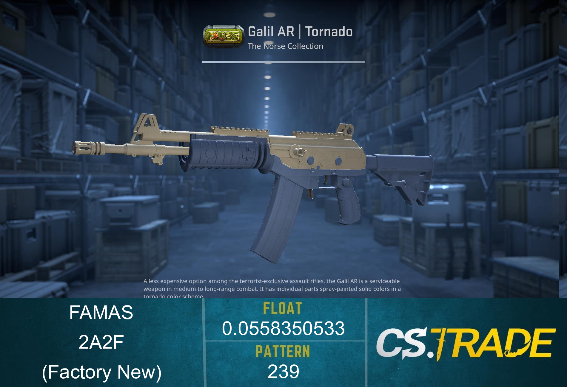 FAMAS | 2A2F (Factory New) Screenshot