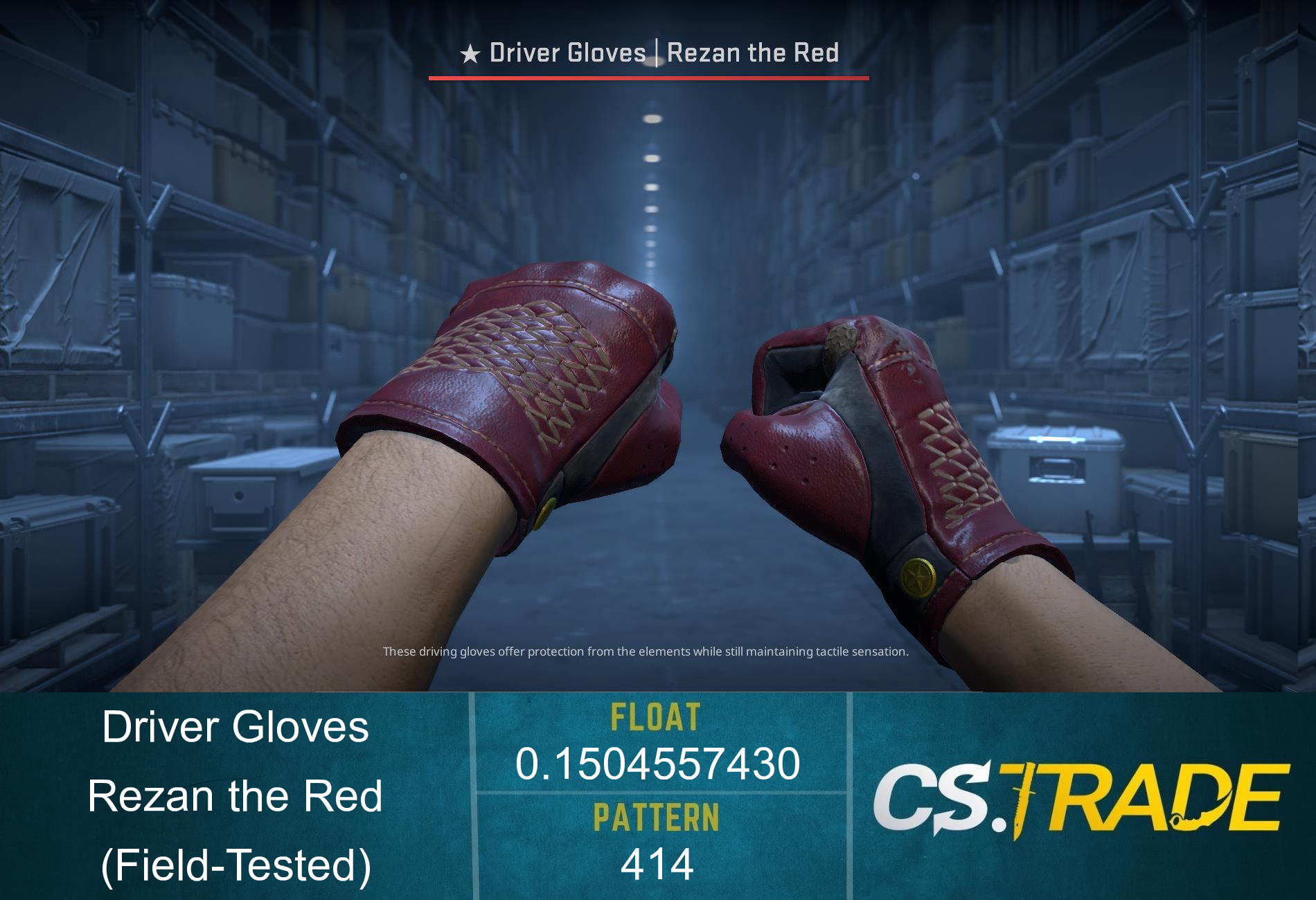 ★ Driver Gloves | Rezan the Red (Factory New) Screenshot