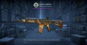 M4A4 | Hellish (Battle-Scarred) Screenshot