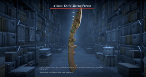 ★ Kukri Knife | Boreal Forest (Battle-Scarred) Screenshot
