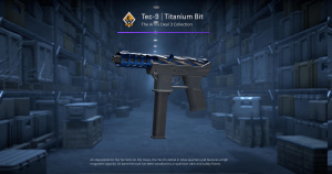 Tec-9 | Titanium Bit (Factory New) Screenshot