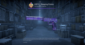 USP-S | Sleeping Potion (Minimal Wear) Screenshot