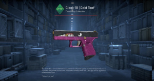 Glock-18 | Gold Toof (Field-Tested) Screenshot