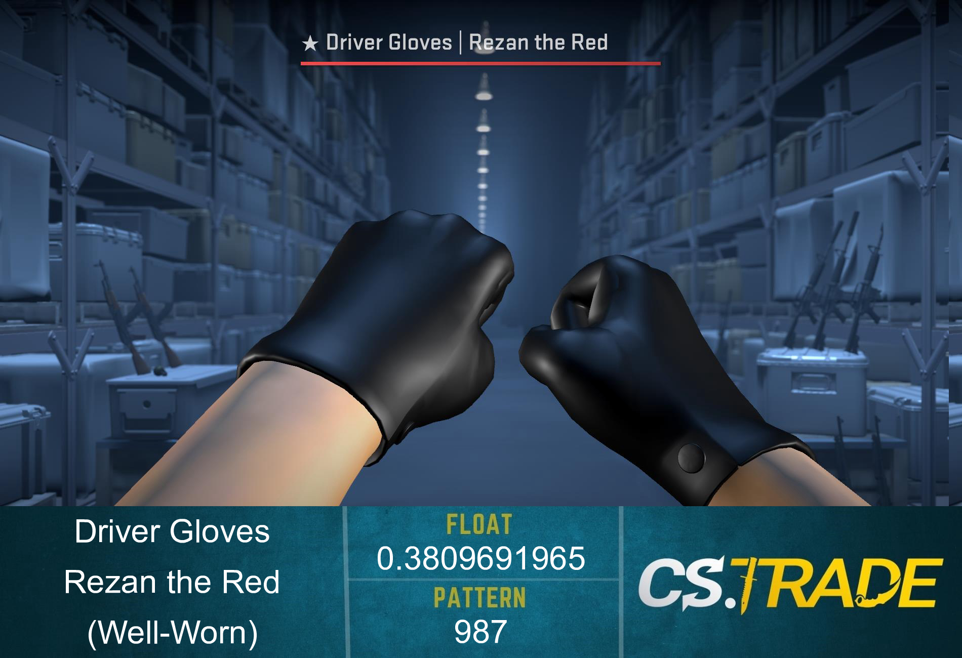 ★ Driver Gloves | Rezan the Red (Well-Worn) Screenshot
