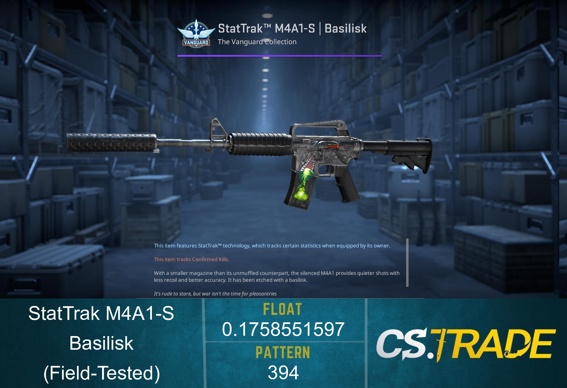 M4A1-S | Basilisk (Field-Tested) Screenshot