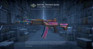 Galil AR | Rainbow Spoon (Well-Worn) Screenshot