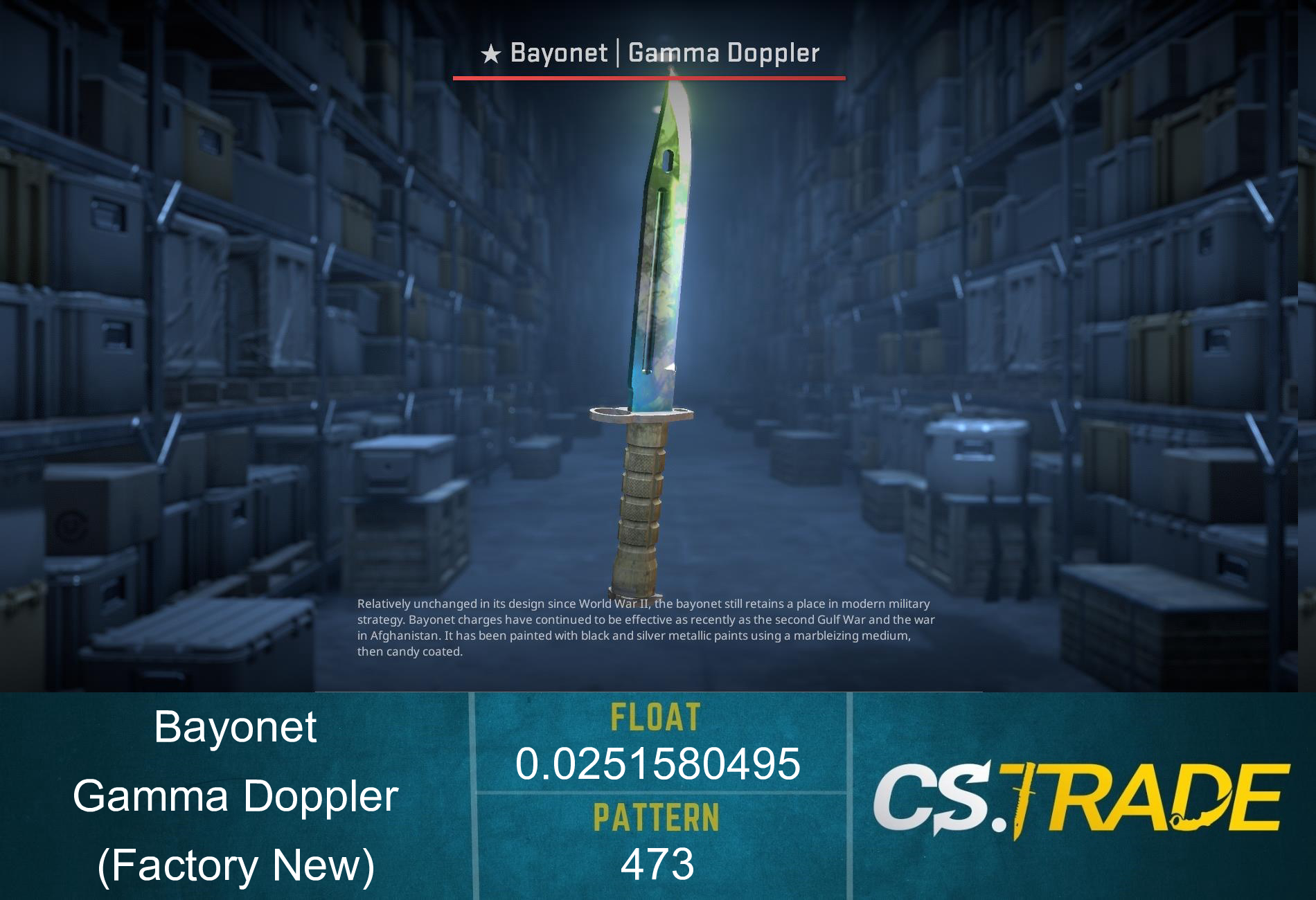 ★ Bayonet | Gamma Doppler Phase 4 (Factory New) Screenshot