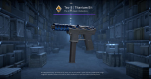 Tec-9 | Titanium Bit (Factory New) Screenshot