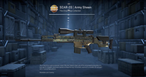 SCAR-20 | Army Sheen (Factory New) Screenshot
