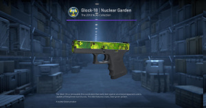 Glock-18 | Nuclear Garden (Minimal Wear) Screenshot